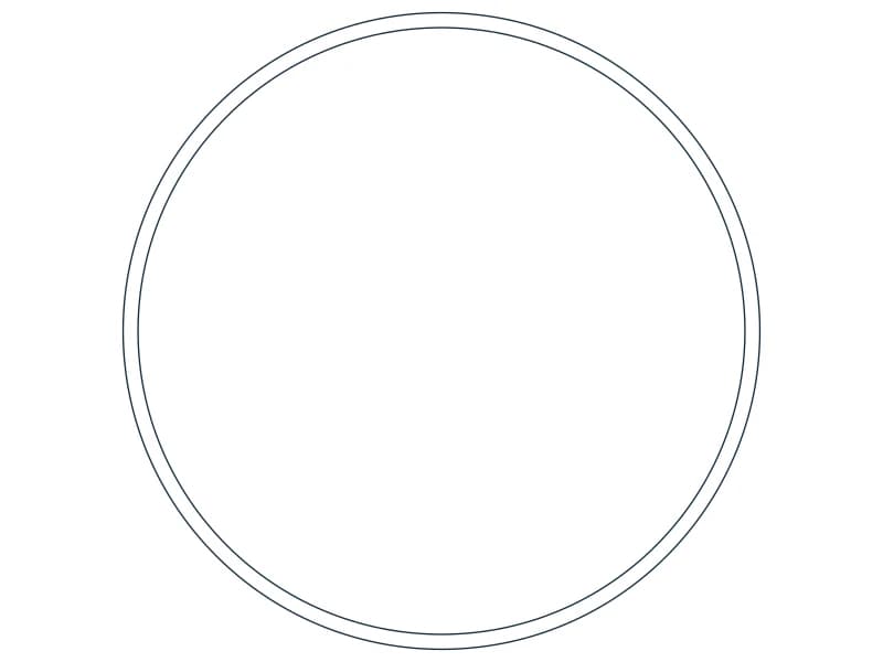 HSS16.000X0.375 Steel Section CAD block — line drawing preview of the DWG file