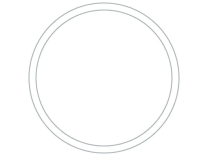 HSS16.000X0.750 Steel Section CAD block — line drawing preview of the DWG file