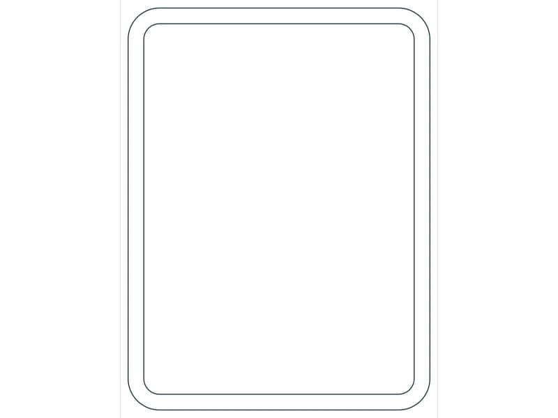 كتلة CAD قطاع فولاذي HSS16X12X5/8 — معاينة رسم خطي لملف DWG