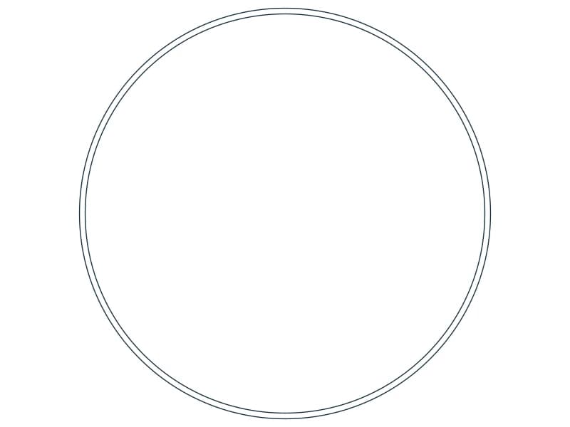 HSS18.000X0.250 Steel Section CAD block — line drawing preview of the DWG file
