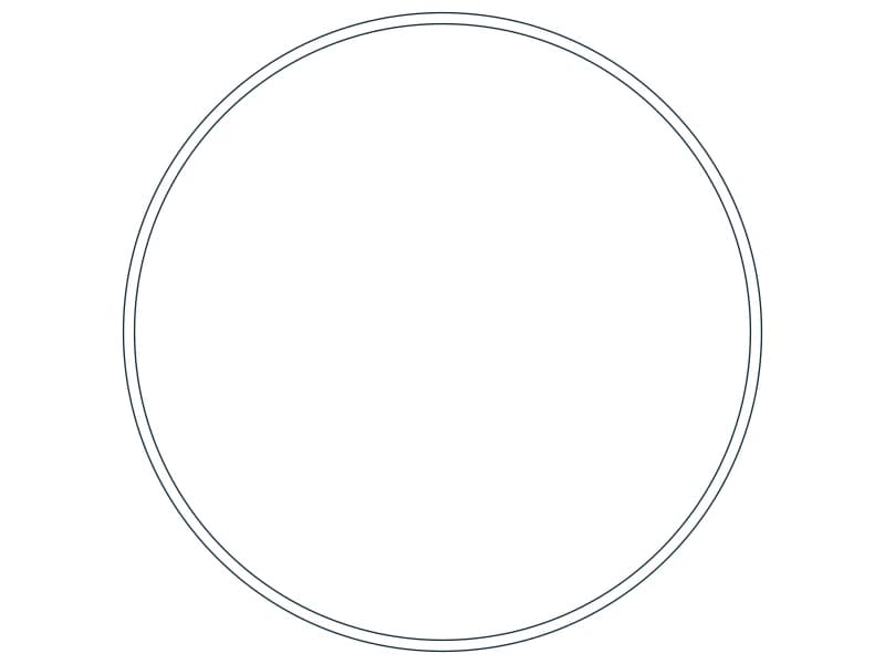 HSS18.000X0.313 Steel Section CAD block — line drawing preview of the DWG file