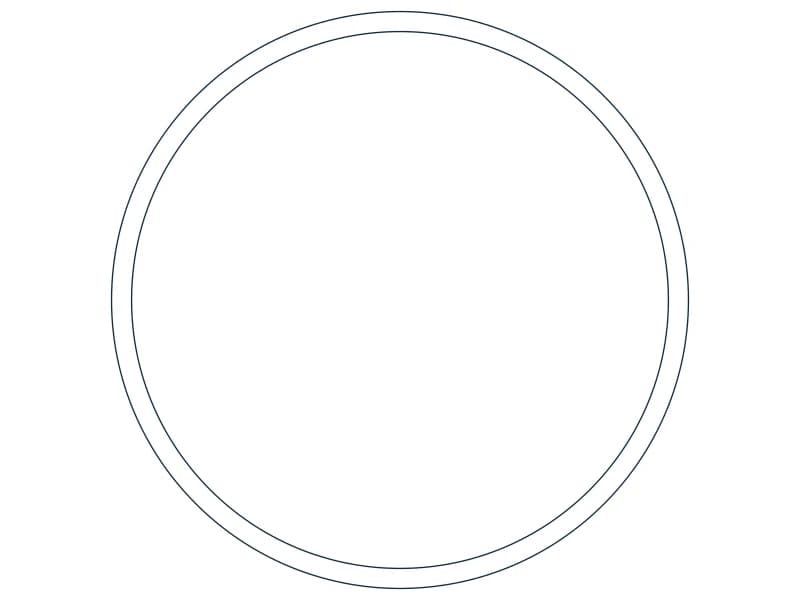 HSS18.000X0.625 Steel Section CAD block — line drawing preview of the DWG file