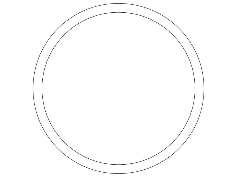 HSS2.375X0.125 Steel Section CAD block — line drawing preview of the DWG file