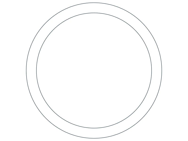 HSS2.500X0.188 Steel Section CAD block — line drawing preview of the DWG file