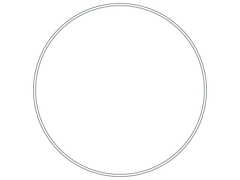 HSS20.000X0.250 Steel Section CAD block — line drawing preview of the DWG file