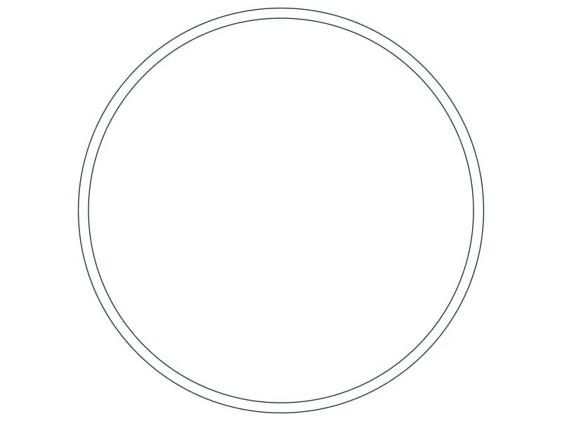 HSS20.000X0.500 Steel Section CAD block — line drawing preview of the DWG file