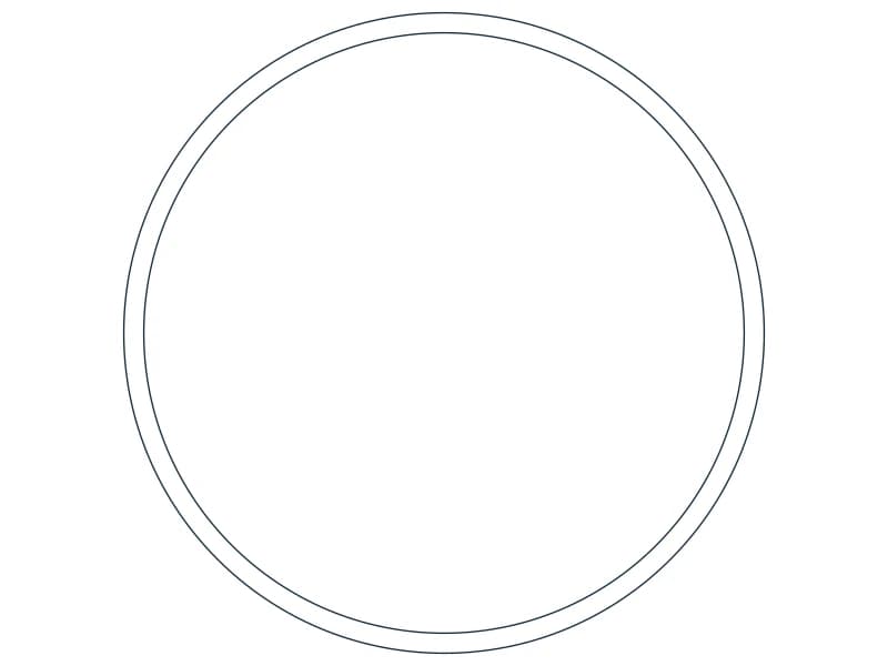 HSS20.000X0.625 Steel Section CAD block — line drawing preview of the DWG file