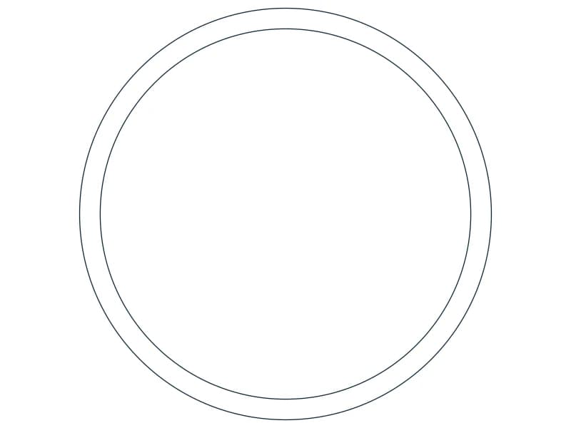 HSS20.000X1.000 Steel Section CAD block — line drawing preview of the DWG file