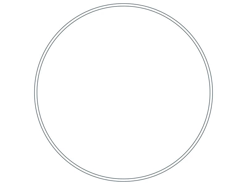 HSS22.000X0.313 Steel Section CAD block — line drawing preview of the DWG file