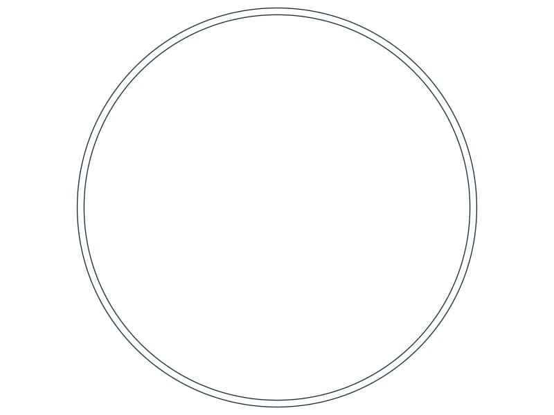 HSS22.000X0.375 Steel Section CAD block — line drawing preview of the DWG file
