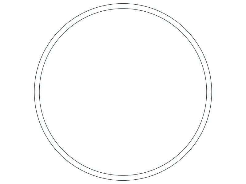 HSS22.000X0.625 Steel Section CAD block — line drawing preview of the DWG file