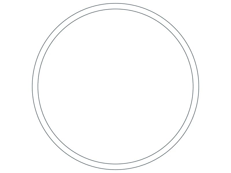 HSS22.000X0.750 Steel Section CAD block — line drawing preview of the DWG file