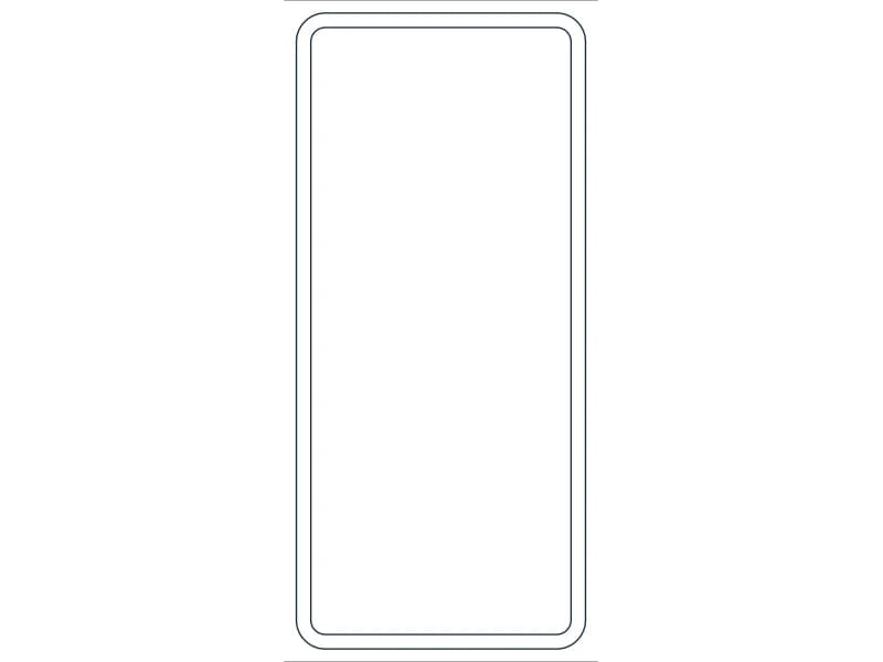 كتلة CAD قطاع فولاذي HSS22X10X1/2 — معاينة رسم خطي لملف DWG