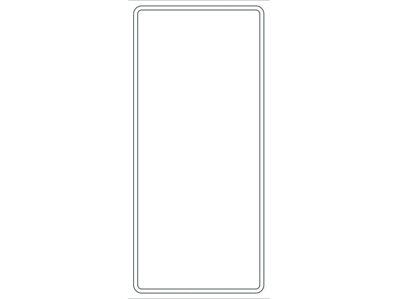 كتلة CAD قطاع فولاذي HSS22X10X5/16 — معاينة رسم خطي لملف DWG