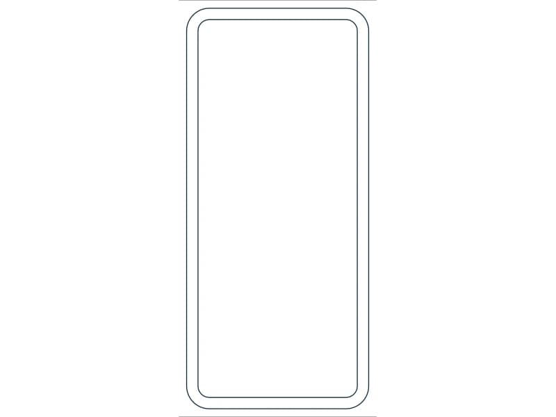 كتلة CAD قطاع فولاذي HSS22X10X5/8 — معاينة رسم خطي لملف DWG