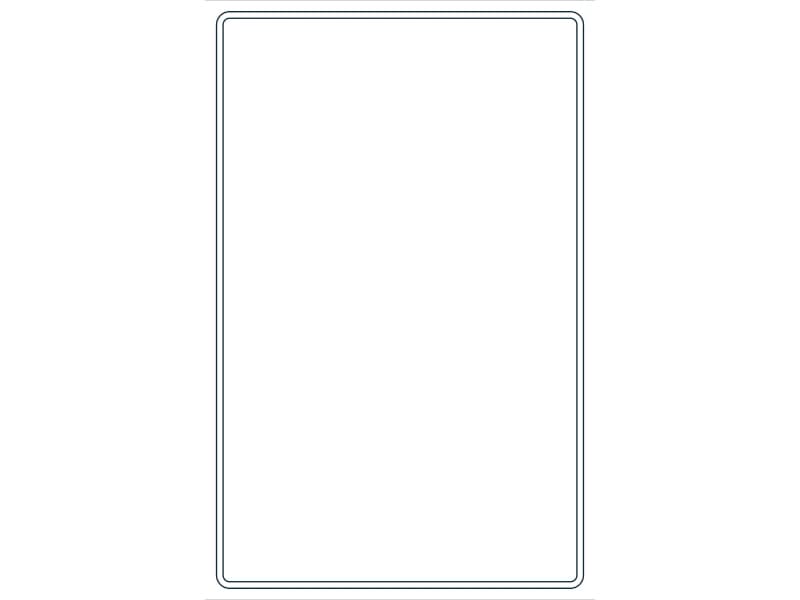 كتلة CAD قطاع فولاذي HSS22X14X1/4 — معاينة رسم خطي لملف DWG