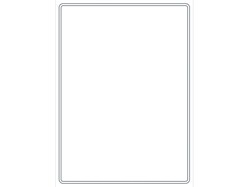 كتلة CAD قطاع فولاذي HSS22X16X1/4 — معاينة رسم خطي لملف DWG