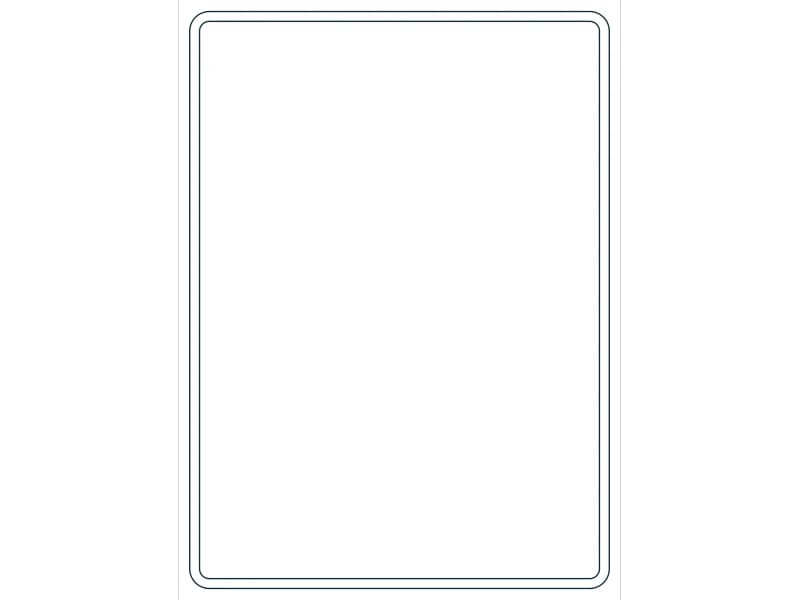 كتلة CAD قطاع فولاذي HSS22X16X3/8 — معاينة رسم خطي لملف DWG