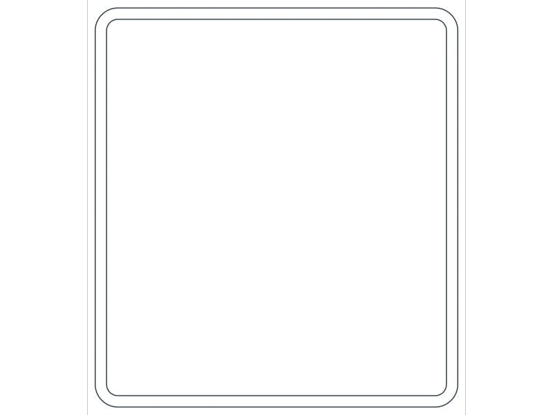كتلة CAD قطاع فولاذي HSS22X20X5/8 — معاينة رسم خطي لملف DWG
