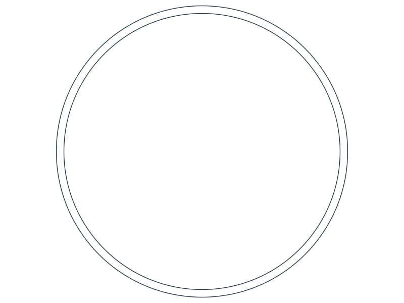 HSS24.000X0.625 Steel Section CAD block — line drawing preview of the DWG file