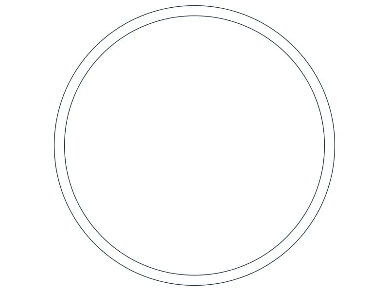 HSS24.000X0.875 Steel Section CAD block — line drawing preview of the DWG file