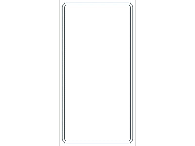 كتلة CAD قطاع فولاذي HSS24X12X3/8 — معاينة رسم خطي لملف DWG