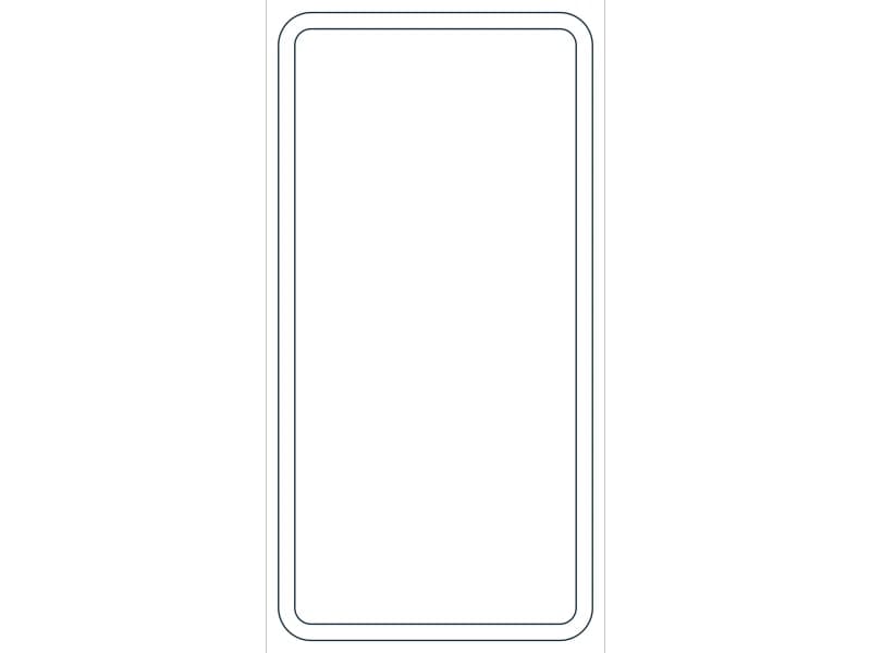 كتلة CAD قطاع فولاذي HSS24X12X5/8 — معاينة رسم خطي لملف DWG