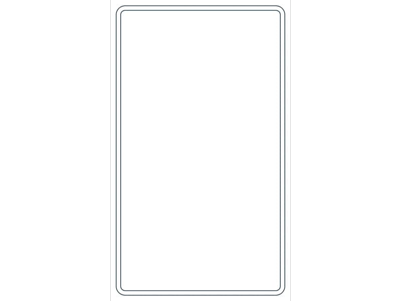 كتلة CAD قطاع فولاذي HSS24X14X3/8 — معاينة رسم خطي لملف DWG