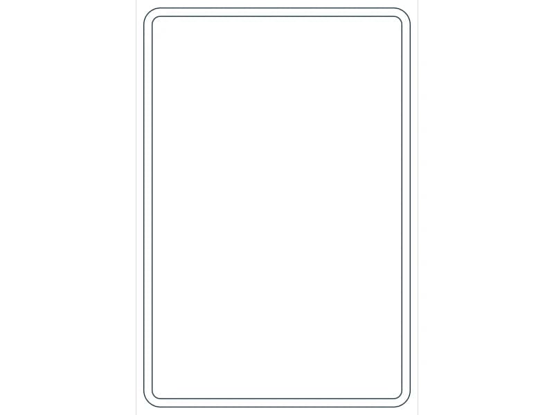 كتلة CAD قطاع فولاذي HSS24X16X1/2 — معاينة رسم خطي لملف DWG