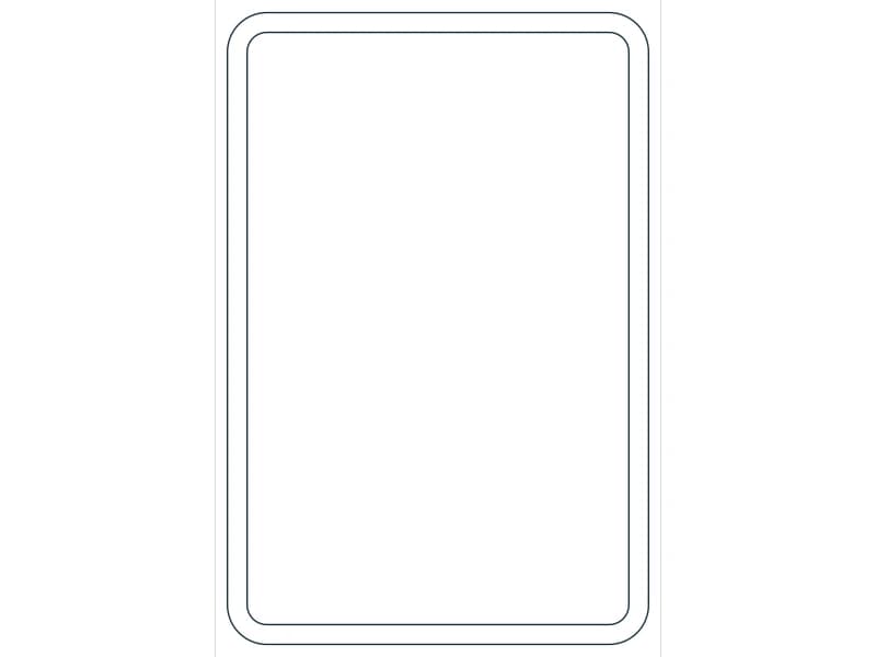 كتلة CAD قطاع فولاذي HSS24X16X3/4 — معاينة رسم خطي لملف DWG