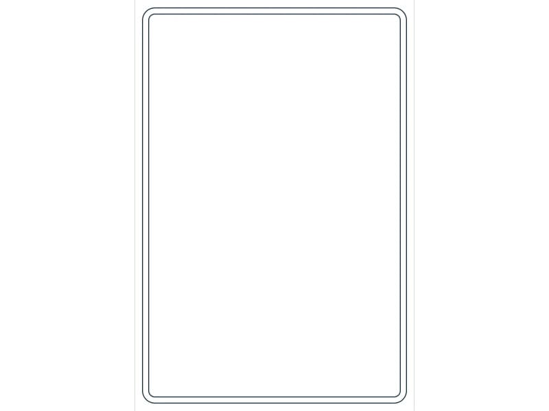 كتلة CAD قطاع فولاذي HSS24X16X3/8 — معاينة رسم خطي لملف DWG