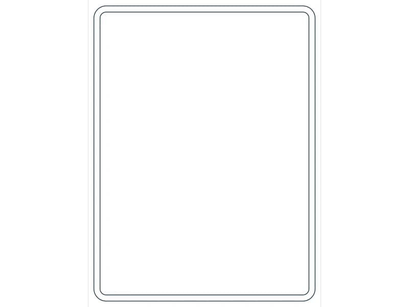 كتلة CAD قطاع فولاذي HSS24X18X1/2 — معاينة رسم خطي لملف DWG