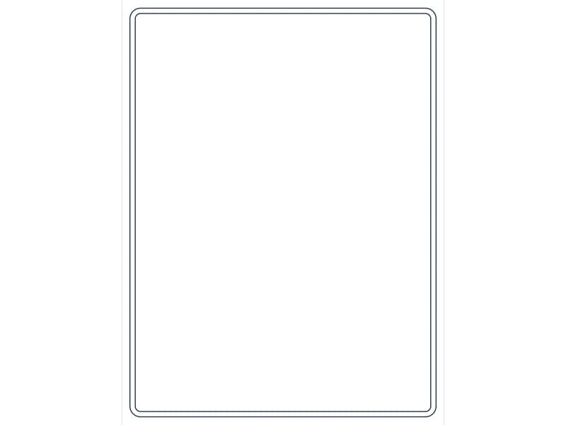 كتلة CAD قطاع فولاذي HSS24X18X5/16 — معاينة رسم خطي لملف DWG