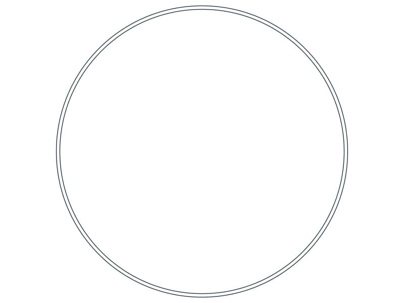 HSS26.000X0.313 Steel Section CAD block — line drawing preview of the DWG file