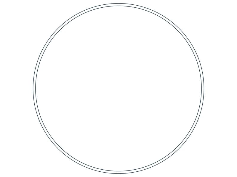 HSS26.000X0.375 Steel Section CAD block — line drawing preview of the DWG file