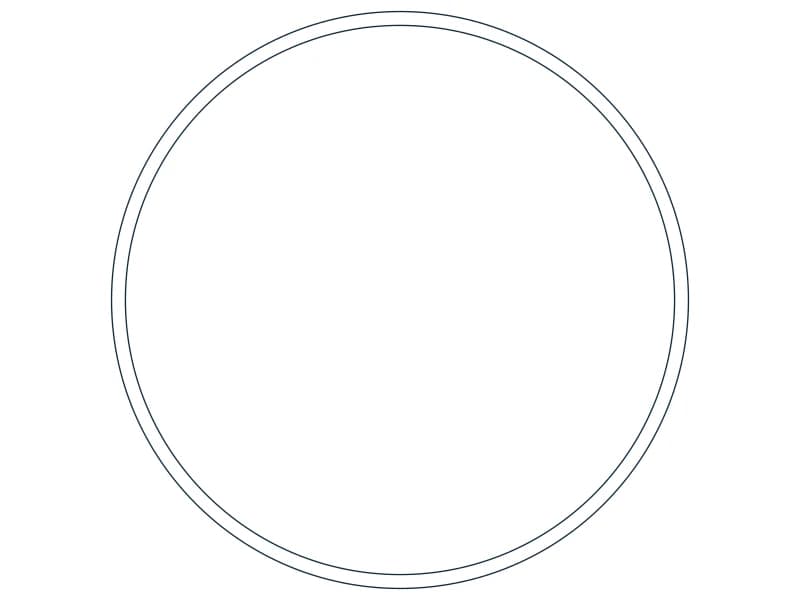 HSS26.000X0.625 Steel Section CAD block — line drawing preview of the DWG file
