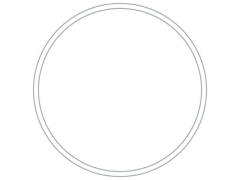 HSS26.000X0.750 Steel Section CAD block — line drawing preview of the DWG file