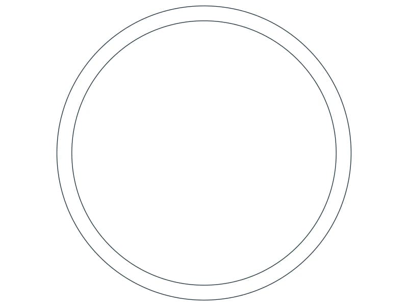 HSS3.000X0.152 Steel Section CAD block — line drawing preview of the DWG file
