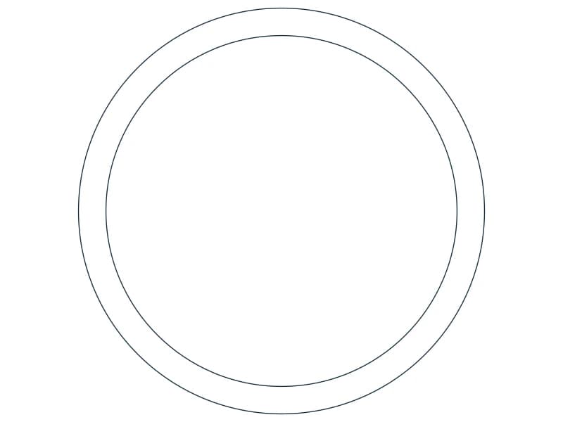 HSS3.000X0.203 Steel Section CAD block — line drawing preview of the DWG file