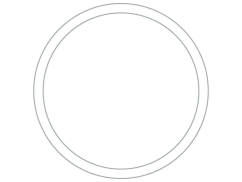 HSS3.500X0.188 Steel Section CAD block — line drawing preview of the DWG file