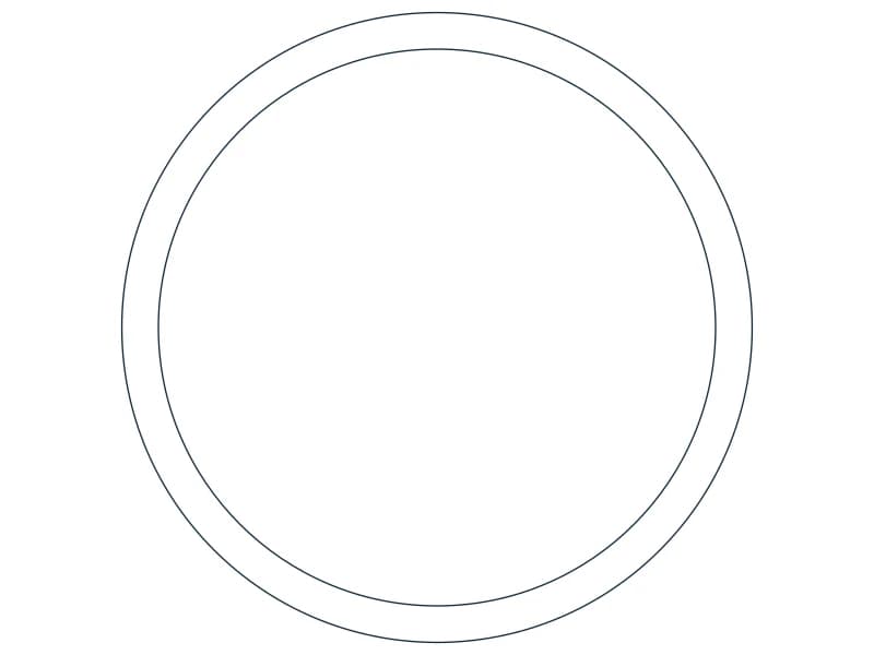 HSS3.500X0.203 Steel Section CAD block — line drawing preview of the DWG file