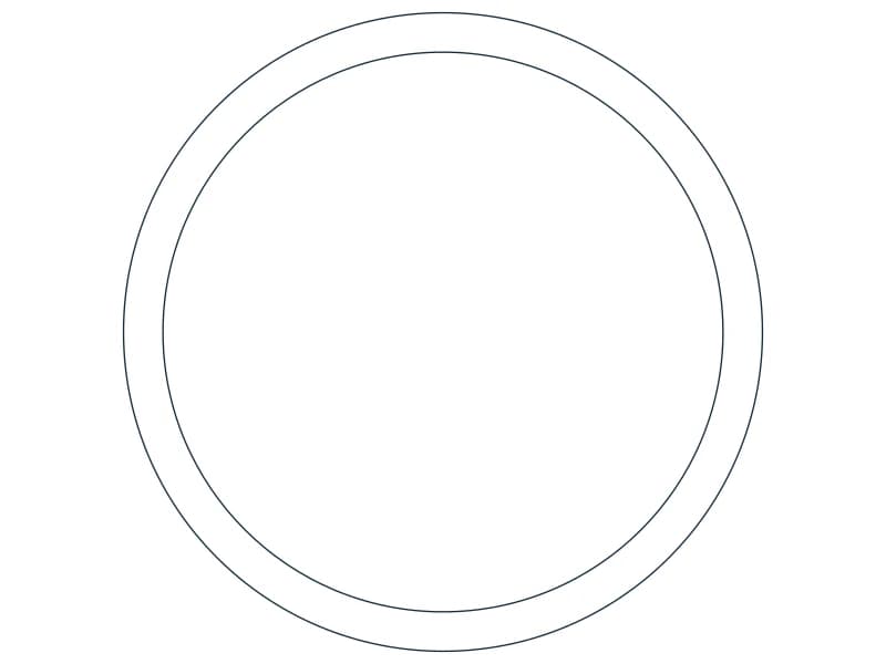 HSS3.500X0.216 Steel Section CAD block — line drawing preview of the DWG file