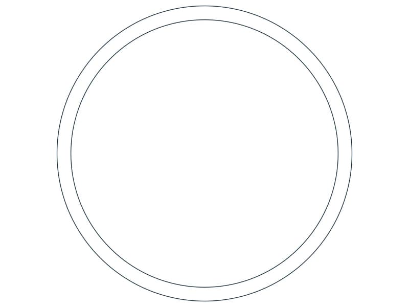 HSS4.000X0.188 Steel Section CAD block — line drawing preview of the DWG file