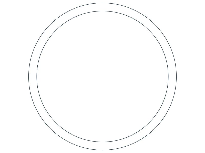 HSS4.000X0.220 Steel Section CAD block — line drawing preview of the DWG file