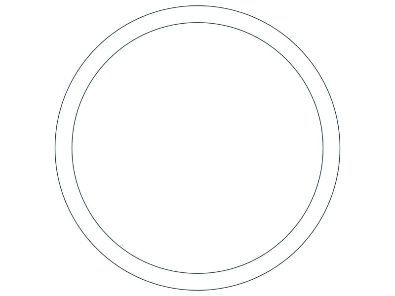 HSS4.000X0.237 Steel Section CAD block — line drawing preview of the DWG file