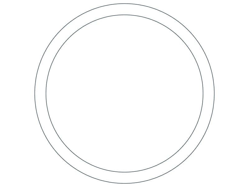 HSS4.000X0.250 Steel Section CAD block — line drawing preview of the DWG file