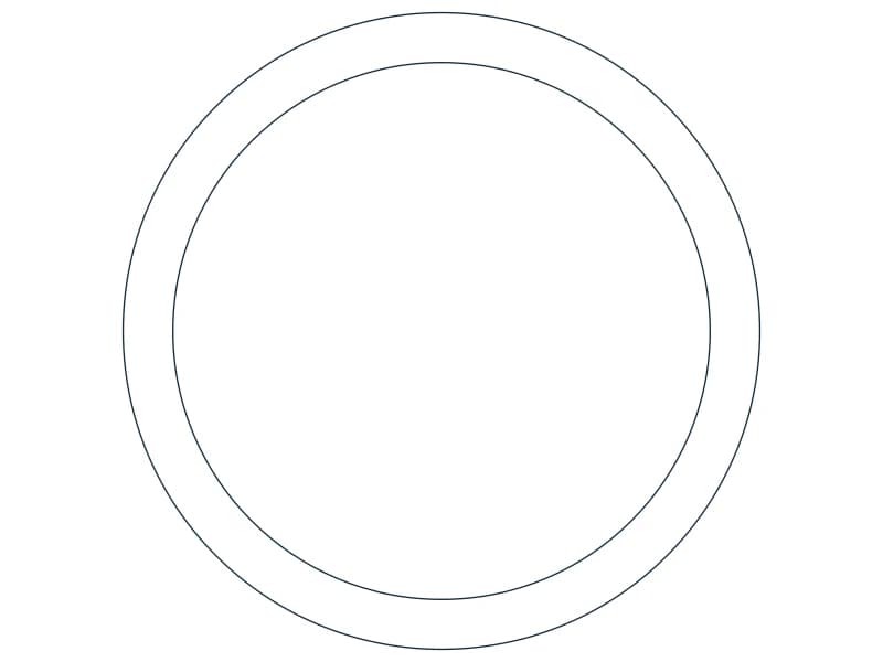 HSS4.000X0.313 Steel Section CAD block — line drawing preview of the DWG file
