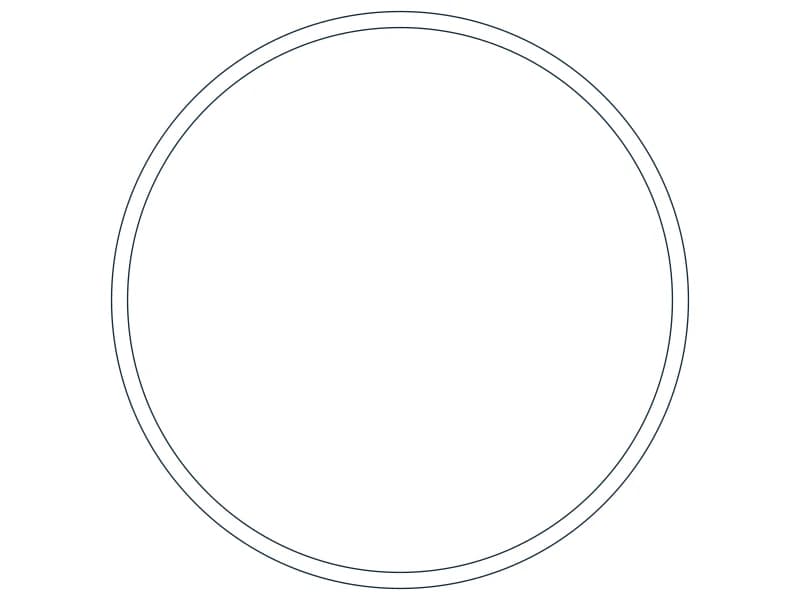 HSS4.500X0.125 Steel Section CAD block — line drawing preview of the DWG file