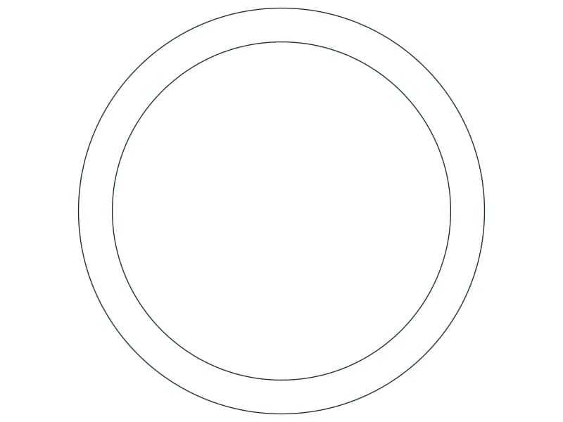 HSS4.500X0.375 Steel Section CAD block — line drawing preview of the DWG file