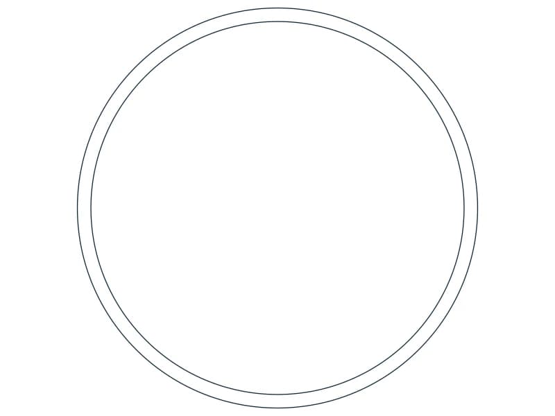 HSS5.563X0.188 Steel Section CAD block — line drawing preview of the DWG file